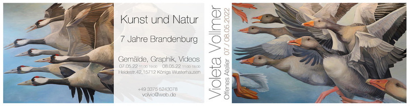 Offenes Atelier von Violeta Vollmer, Wildau Offenes Atelier von Violeta Vollmer, Wildau